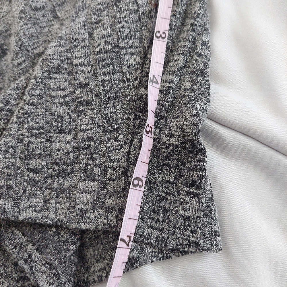 Ekouaer Pajama Set Large shirt and shorts set gray black spacedye - Picture 4 of 4